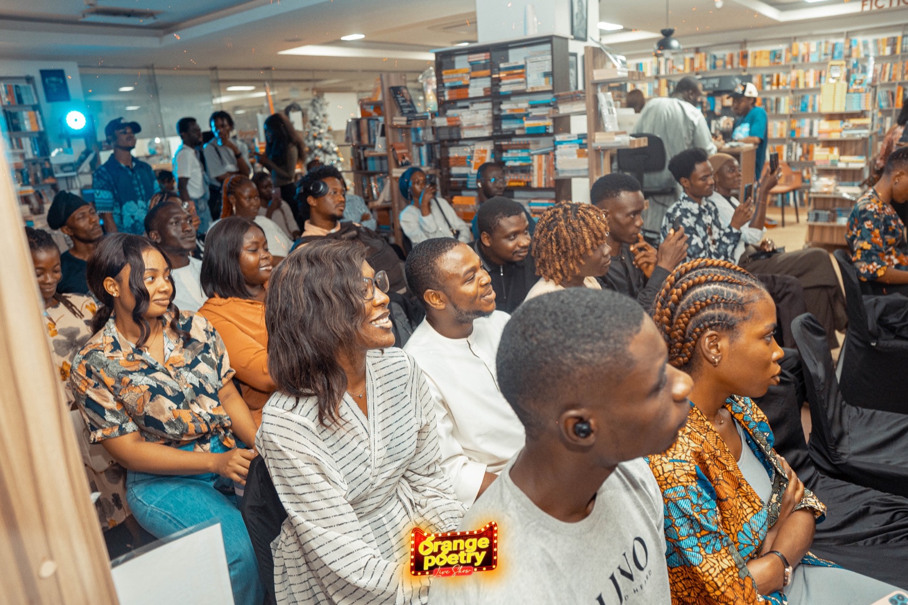 Photograph from Orange Poetry Film Festival